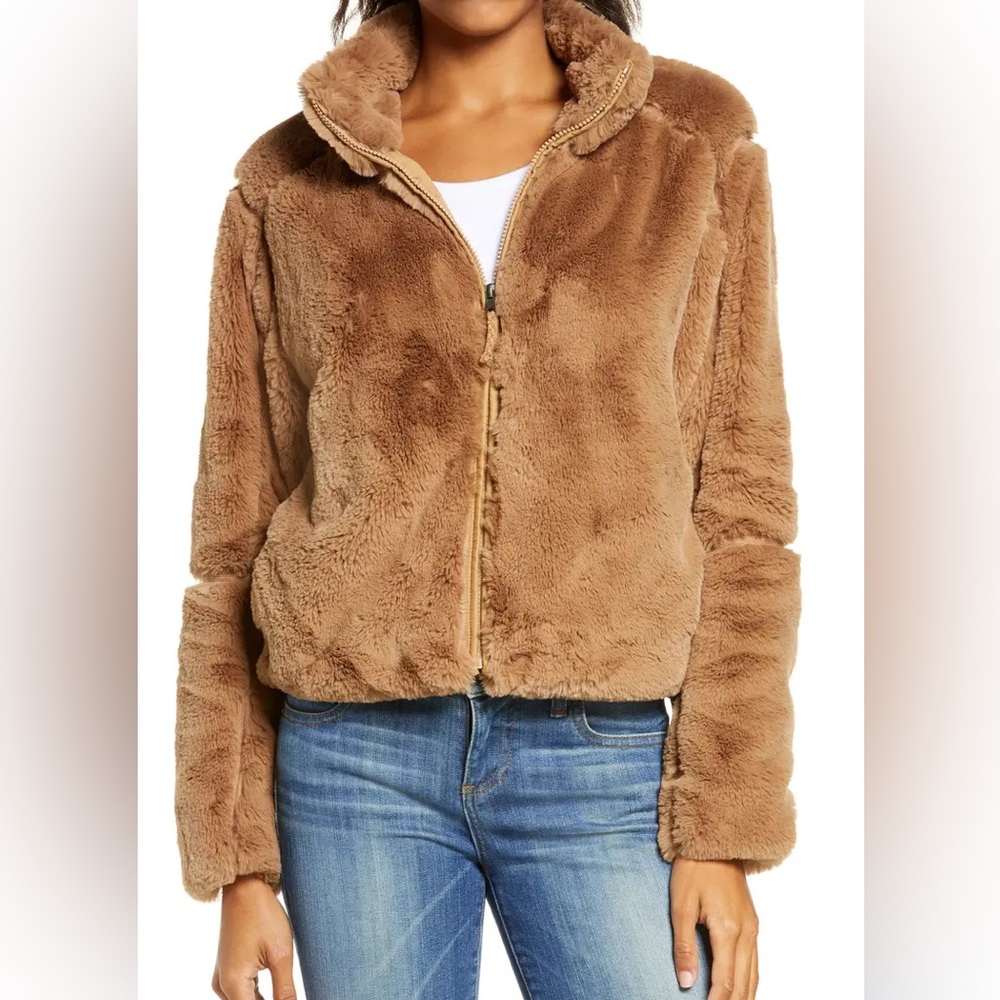 Patagonia Faux Fur Cropped Jacket